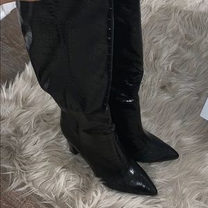 Brand new fashion nova boot heel size 11